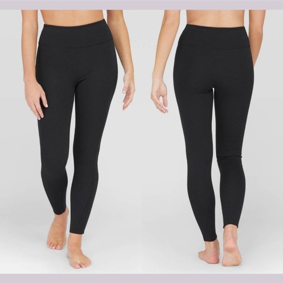 NEW $30 ASSETS by Spanx [ Small‎ ] Ponte Shaping Leggings in Black - Picture 1 of 13